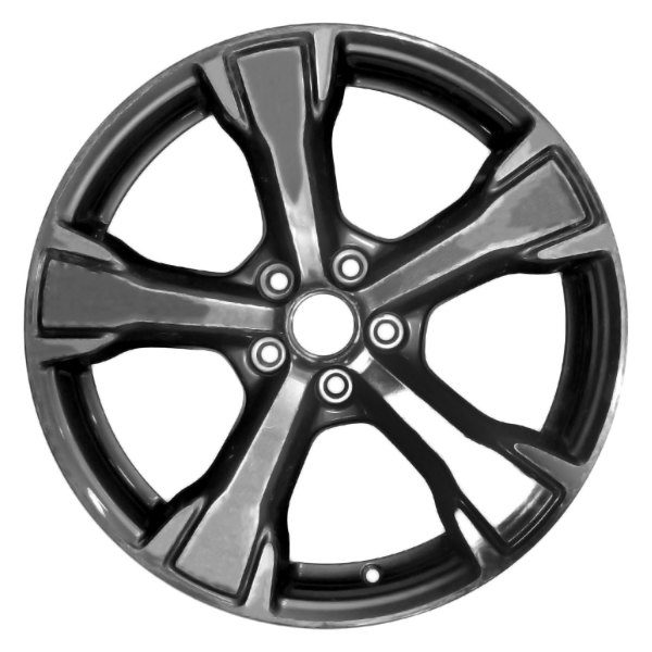 Replace® - 18 x 7.5 5-Spoke Machined and Medium Charcoal Alloy Factory Wheel (Factory Take Off)