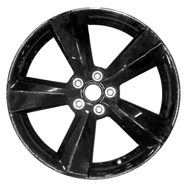 Replace® - 19 x 8.5 5-Spoke Painted Gloss Black Alloy Factory Wheel (Factory Take Off)