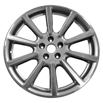 Replace® - 10 I-Spoke Machined Medium Silver Metallic 19x8 Alloy Factory Wheel - Remanufactured