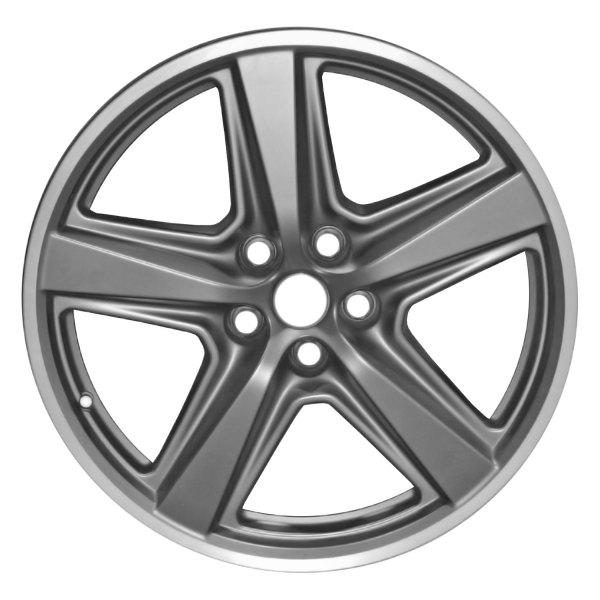 Replace® - 19 x 9.5 5-Spoke Machined Dark Charcoal Alloy Factory Wheel (Remanufactured)