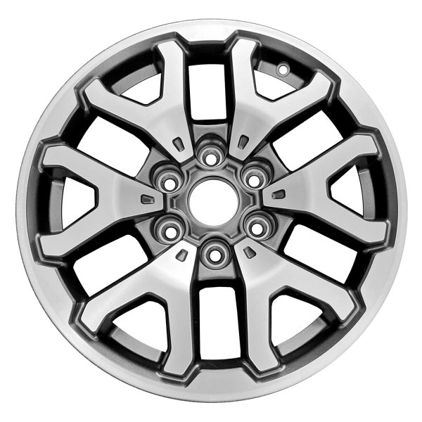 Replace® - 17 x 8.5 6 Y-Spoke Machined Dark Charcoal Alloy Factory Wheel (Factory Take Off)