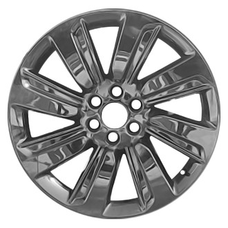 Replace® - 8 I-Spoke Painted Gloss Black 22x9.5 Alloy Factory Wheel - Remanufactured