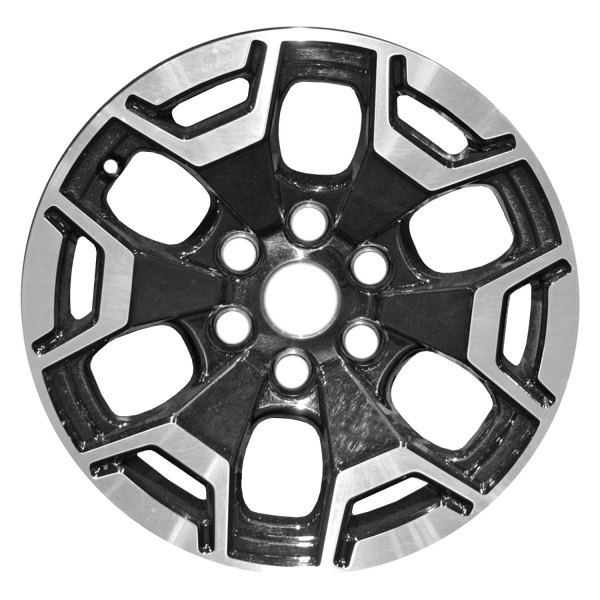 Replace® - 18 x 8.5 6 Split-Spoke Machined Gloss Black Alloy Factory Wheel (Remanufactured)