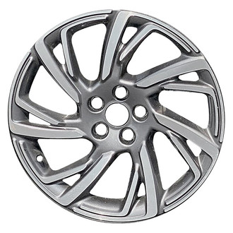 Replace® - 7 Split-Spoke Machined Medium Charcoal Metallic 18x7.5 Alloy Factory Wheel - Remanufactured