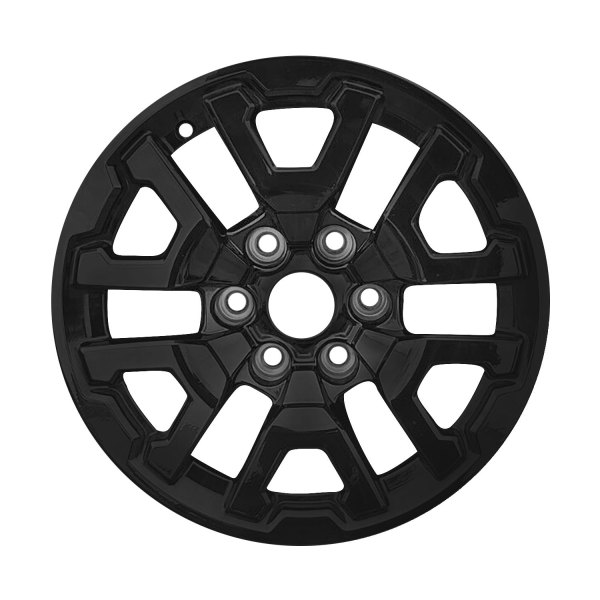 Replace® - 6 Y-Spoke Gloss Black 17x8.5 Alloy Factory Wheel - Remanufactured