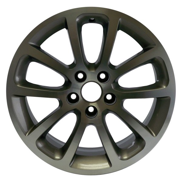 Replace® - 18 x 7.5 5 V-Spoke Charcoal Gray Alloy Factory Wheel (Factory Take Off)