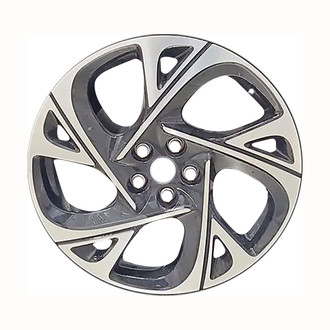 Replace® - 5 Split-Spoke Machined Gloss Black 20x8 Alloy Factory Wheel - Remanufactured