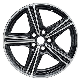 Replace® - 5-Spoke Machined Gloss Black 18x8 Alloy Factory Wheel - Remanufactured