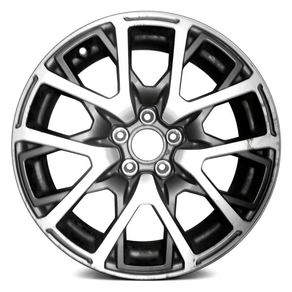 Replace® - 18 x 7 Multi 5-Spoke Machined and Dark Charcoal Alloy Factory Wheel (Remanufactured)