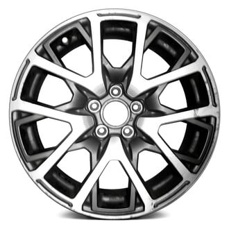 Replace® - Multi 5-Spoke Machined and Dark Charcoal 18x7 Alloy Factory Wheel - Remanufactured