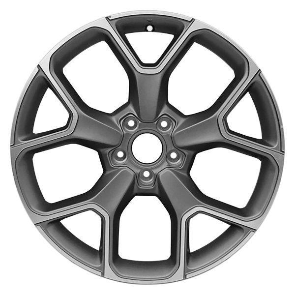 Replace® - 19 x 7.5 5 Y-Spoke Machined Medium Charcoal Metallic Alloy Factory Wheel (Remanufactured)