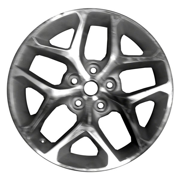 Replace® - 18 x 8 5 Y-Spoke Gloss Black with Machined Accents Alloy Factory Wheel (Factory Take Off)