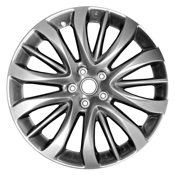 Replace® - 19 x 8.5 5 W-Spoke Dark Smoked Silver Alloy Factory Wheel (Factory Take Off)