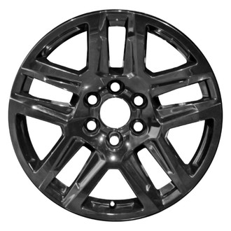 Replace® - 5 Double-Spoke Painted Gloss Black 20x9 Alloy Factory Wheel - Replica