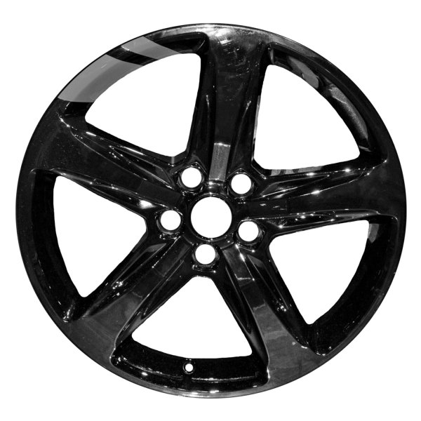 Replace® - 19 x 7.5 5-Spoke Black Alloy Factory Wheel (Replica)