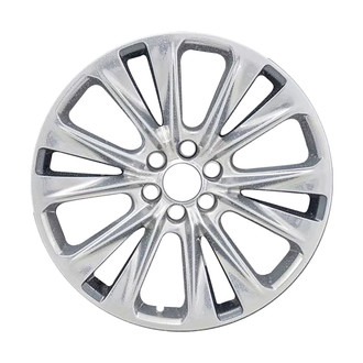 Replace® - 12 I-Spoke Polished Dark Bluish Charcoal 23x10 Alloy Factory Wheel - Remanufactured