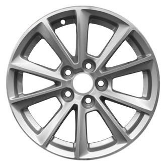 Replace® - 5 V-Spoke Painted Light Silver Metallic 17x8.5 Alloy Factory Wheel - Remanufactured