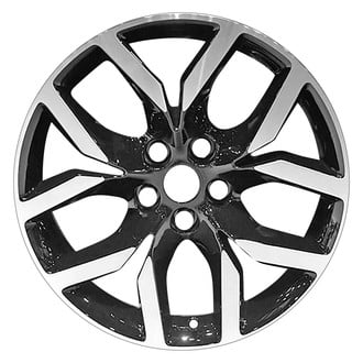 Replace® - 5 V-Spoke Machined and Bright Sparkle Silver 19x8.5 Alloy Factory Wheel - Remanufactured