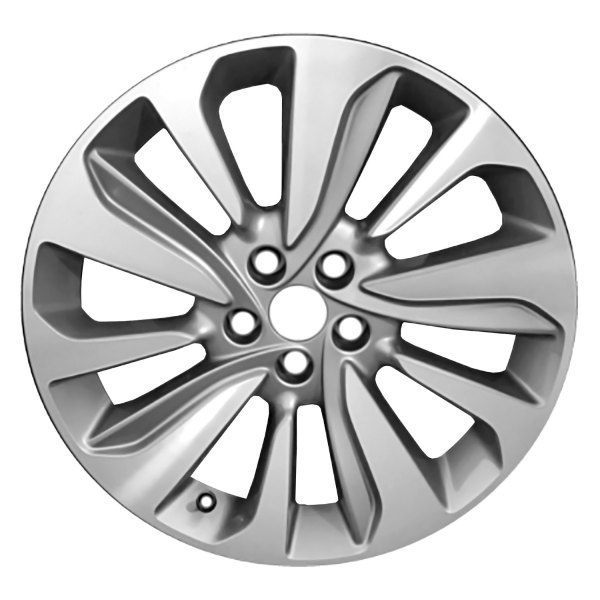 Replace® - 18 x 7 10 Spiral-Spoke Argent Metallic with Machined Accents Alloy Factory Wheel (Factory Take Off)
