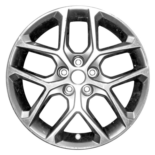 Replace® - 17 x 7.5 5 Y-Spoke Machined and Silver Alloy Factory Wheel (Factory Take Off)