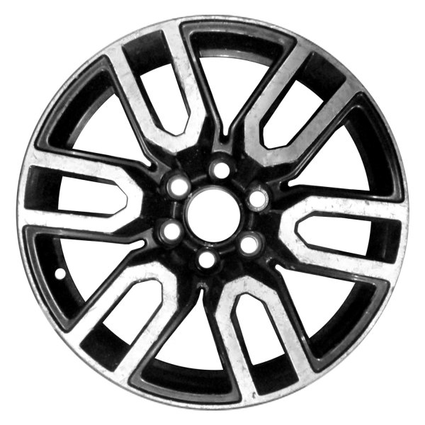 Replace® - 20 x 9 6 Double-Spoke Machined and Black Alloy Factory Wheel (Replica)