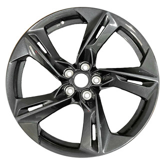 Replace® - 5 Double Spiral-Spoke Black 20x9.5 Alloy Factory Wheel - Remanufactured