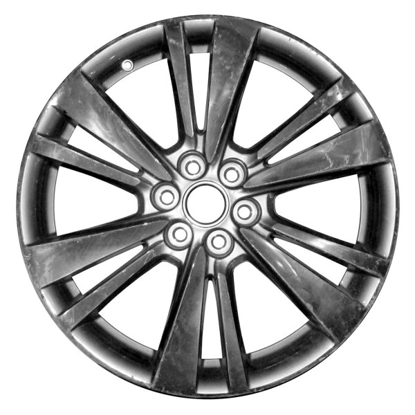 Replace® - 20 x 8 12-Spoke Polished Medium Charcoal Alloy Factory Wheel (Factory Take Off)