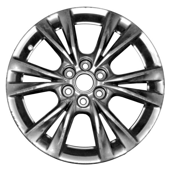 Replace® - 18 x 8 6 Double-Spoke Bright Smoked Hyper Silver Alloy Factory Wheel (Factory Take Off)