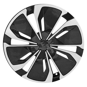 Replace® - 12 I-Spoke Machined Black Metallic 19x8.5 Alloy Factory Wheel - Replica