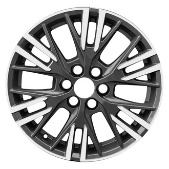 Replace® - 24 I-Spoke Machined Medium Charcoal Metallic 18x7.5 Alloy Factory Wheel - Remanufactured
