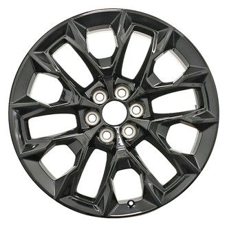 Replace® - 12 I-Spoke All Painted Gloss Black 20x8 Alloy Factory Wheel - Replica