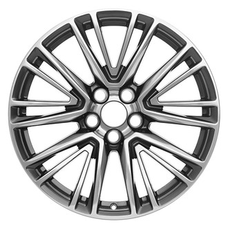 Replace® - 20 I-Spoke Polished Dark Bluish Charcoal 20x8.5 Alloy Factory Wheel - Replica