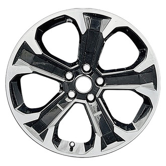 Replace® ALYGV075U45 - 5-Spoke Machined Gloss Black 19x7.5 Alloy Factory Wheel - Remanufactured