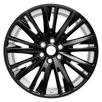 Replace® - 9 Split-Spoke All Painted Black Metallic Satin 22x9.5 Alloy Factory Wheel - Remanufactured
