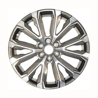 Replace® - 12 I-Spoke Machined Dark Charcoal 22x9 Alloy Factory Wheel - Remanufactured