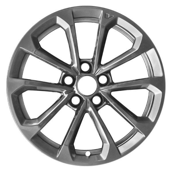 Replace® - 18 x 9.5 10-Spoke Painted Dark Metallic Charcoal Alloy Factory Wheel (Remanufactured)