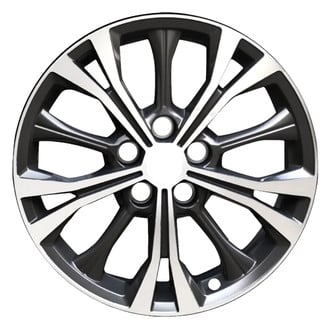 Replace® - 10 I-Spoke Machined Light Charcoal Metallic 18x8 Alloy Factory Wheel - Remanufactured