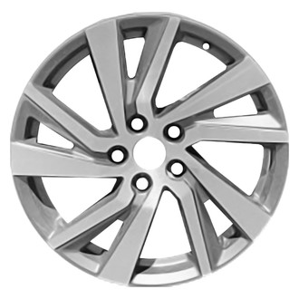 Replace® - Double 5-Spoke Machined Dark Charcoal 18x7 Alloy Factory Wheel - Remanufactured