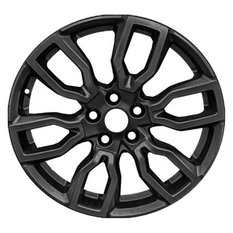 Replace® - 6 Double-Spoke Painted Black Metallic 19x7.5 Alloy Factory Wheel - Replica