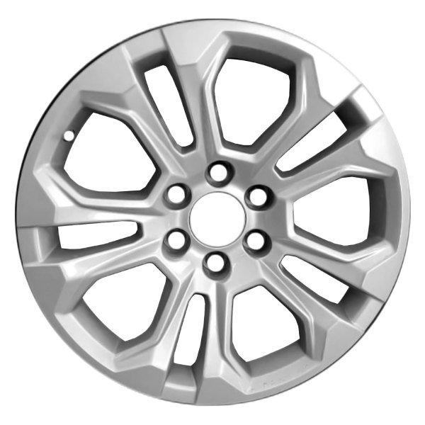 Replace® - 20 x 9 Double 5-Spoke Painted Bright Silver Metallic Alloy Factory Wheel (Remanufactured)