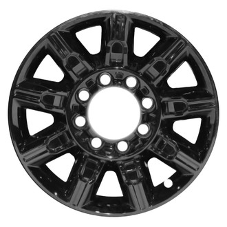 Replace® - 9 I-Spoke All Painted Gloss Black 20x8.5 Alloy Factory Wheel - Replica