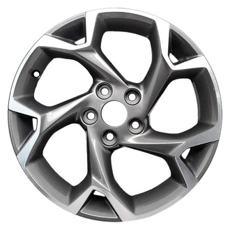 Replace® - 5 Split-Spoke Machined Dark Charcoal 17x7.5 Alloy Factory Wheel - Remanufactured