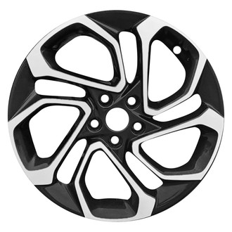 Replace® - 10 I-Spoke Machined Black Metallic 19x8 Alloy Factory Wheel - Remanufactured