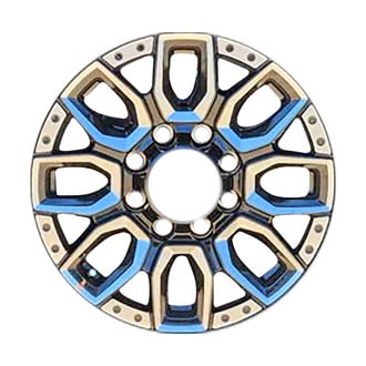 Replace® - 8 Split-Spoke Machined Gloss Black 20x8.5 Alloy Factory Wheel - Remanufactured