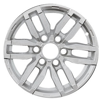 Replace® - 6 Double-Spoke Painted Flat Gray Silver 17x8 Alloy Factory Wheel - Remanufactured