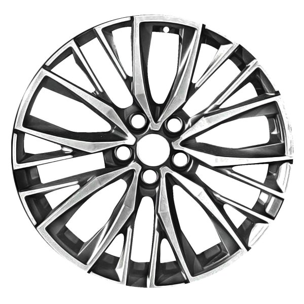 Replace® - 20 x 8.5 10 Split-Spoke Machined Dark Bluish Charcoal Satin Alloy Factory Wheel (Remanufactured)