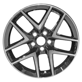 Replace® - 10 I-Spoke Machined Gloss Black with Black Tint 18x8 Alloy Factory Wheel - Remanufactured