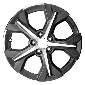Replace® - 5-Spoke Machined Dark Charcoal Metallic 17x6.5 Alloy Factory Wheel - Remanufactured