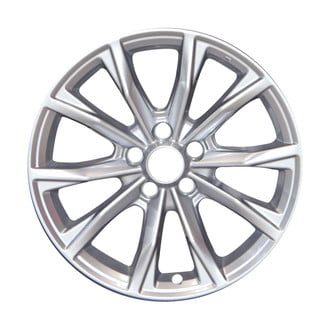 Replace® - 10-Spoke Painted Medium Sparkle Silver Metallic 18x7.5 Alloy Factory Wheel - Replica