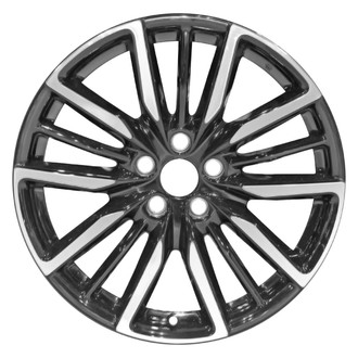 Replace® - 15-Spoke Machined Gloss Black 19x8.5 Alloy Factory Wheel - Remanufactured